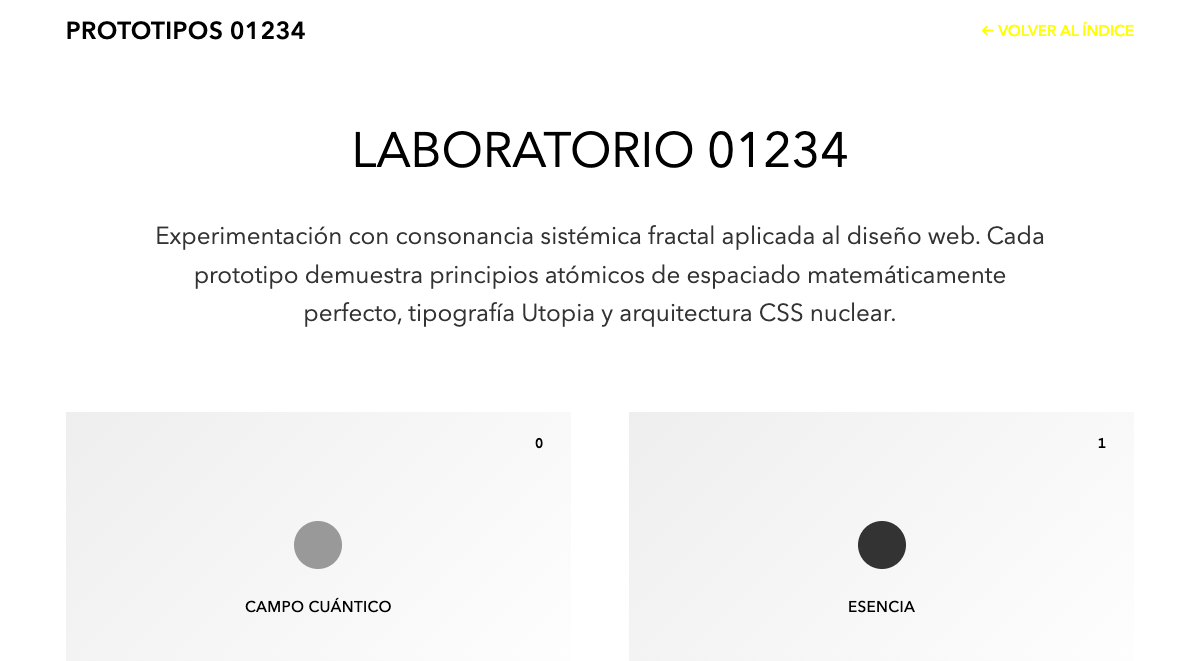 Prototipos de diseño web con diferentes estilos y aproximaciones.